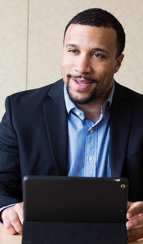 Businessman having a meeting